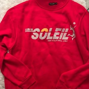 Nasty Gal Collection Red 🌞 Soleil Sweatshirt